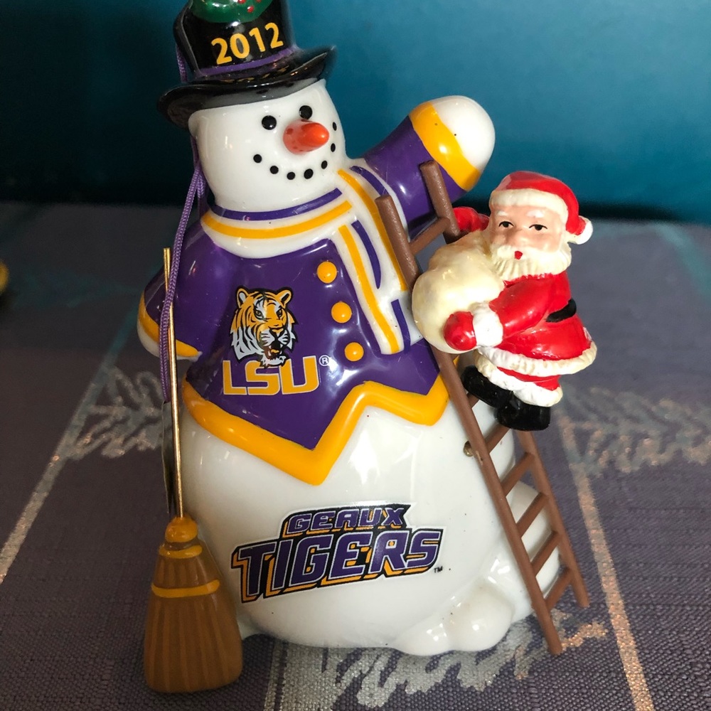 LSU Christmas ornaments